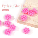 Flower Shape Eyelash Extension Glue Holder 100Pcs/Pack