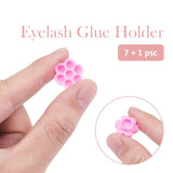 Flower Shape Eyelash Extension Glue Holder 100Pcs/Pack