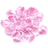 Sweet Heart Glue Rings for Eyelash Extension 100PCS