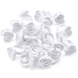 Sweet Heart Glue Rings for Eyelash Extension 100PCS