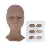 Training Mannequin Head with Replacement Eyelids