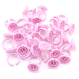 Round Shape Glue Rings for Eyelash Extension 100 PCS