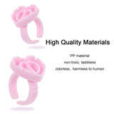 Sweet Heart Glue Rings for Eyelash Extension 100PCS