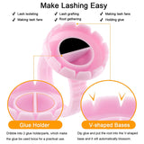 Round Shape Glue Rings for Eyelash Extension 100 PCS