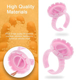 Round Shape Glue Rings for Eyelash Extension 100 PCS